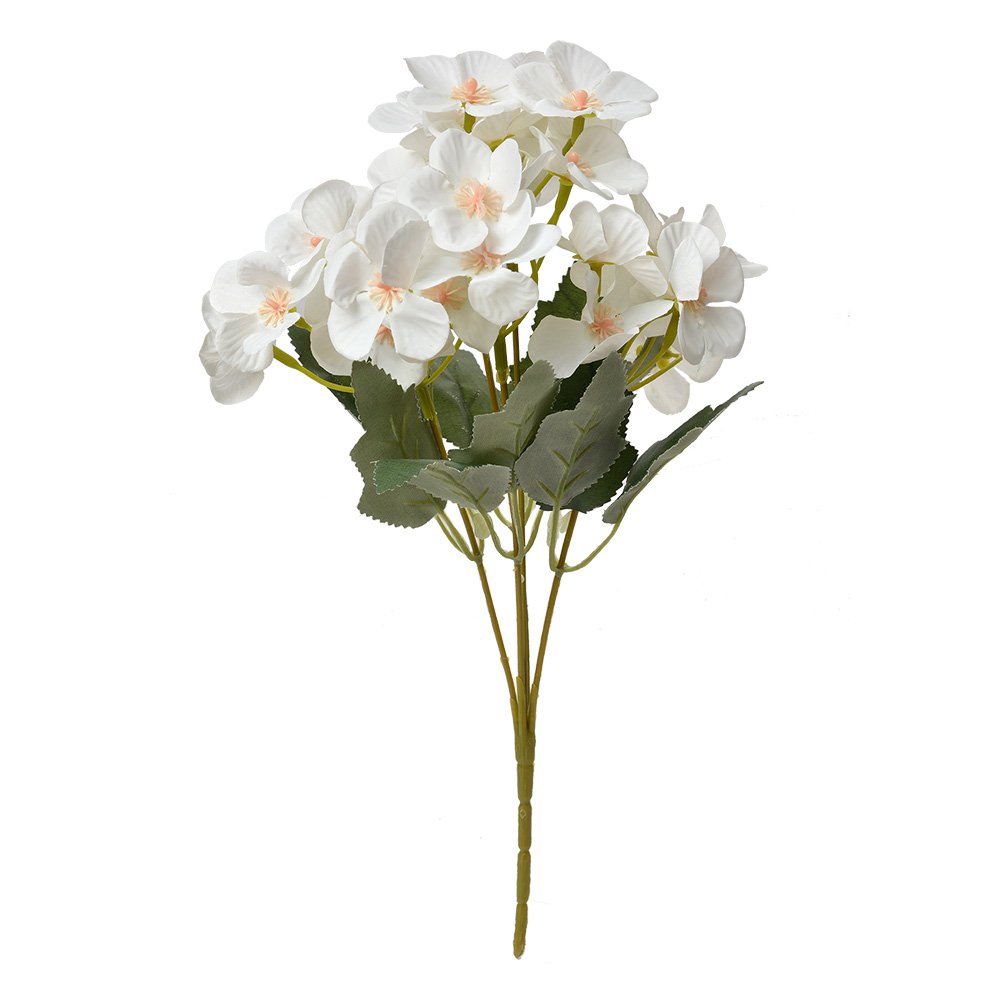 Kunstbloem 30 cm Wit Kunststof