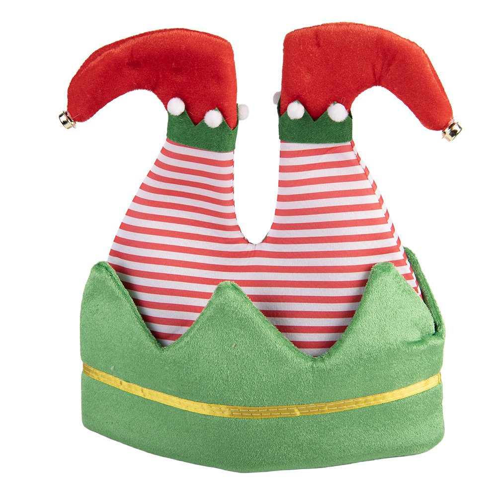 Kerstdecoratie Kerstmuts 30x33 cm Groen Synthetisch