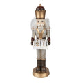 Beeld Notenkraker 22 cm Grijs Polyresin Kerstfiguren