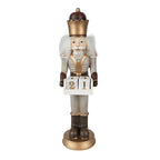 Beeld Notenkraker 22 cm Grijs Polyresin Kerstfiguren