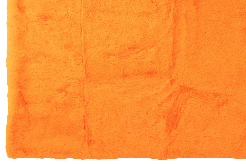 J-Line deken Cutie - polyester - oranje