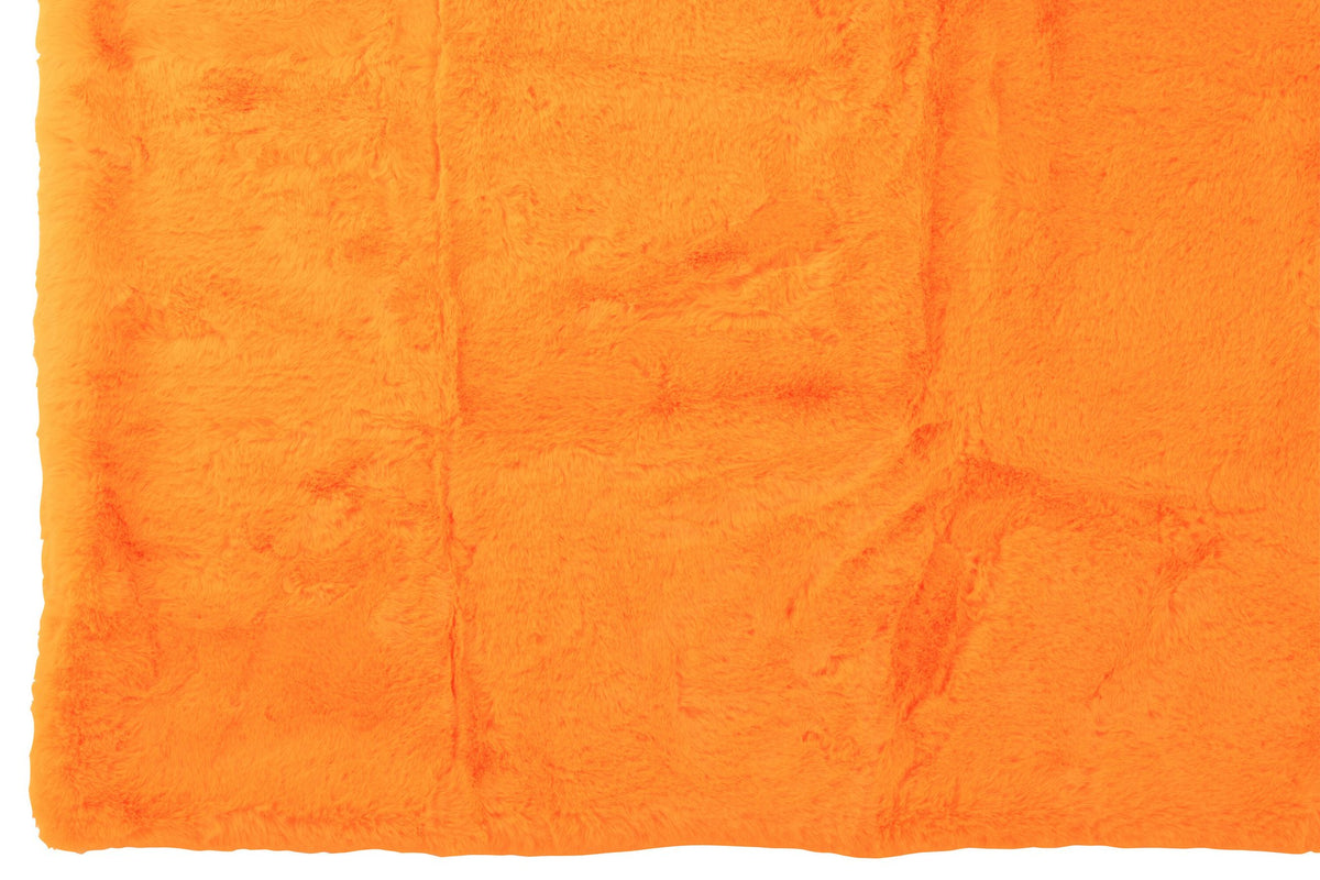 J-Line deken Cutie - polyester - oranje