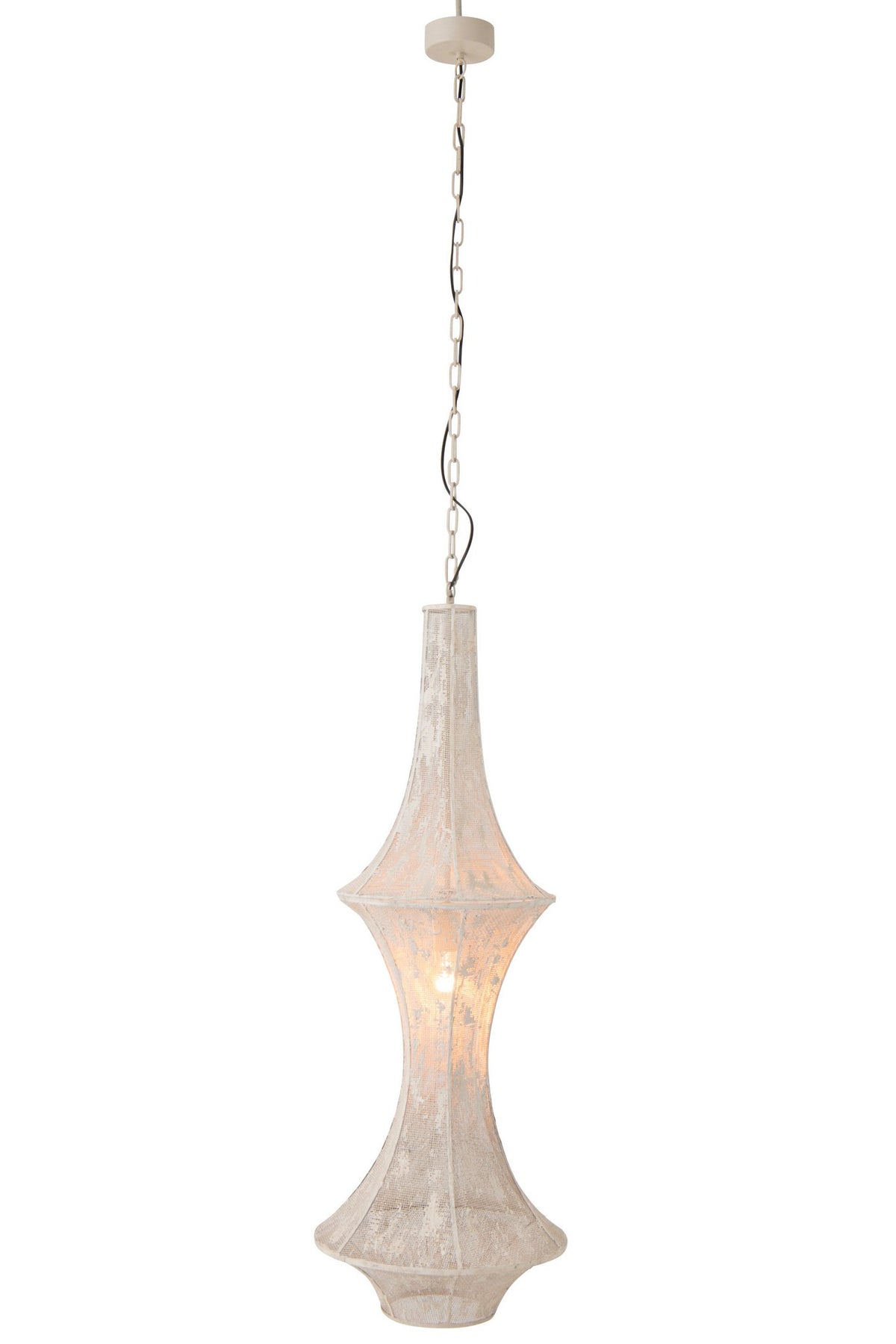 J-Line hanglamp Obi - ijzer - wit
