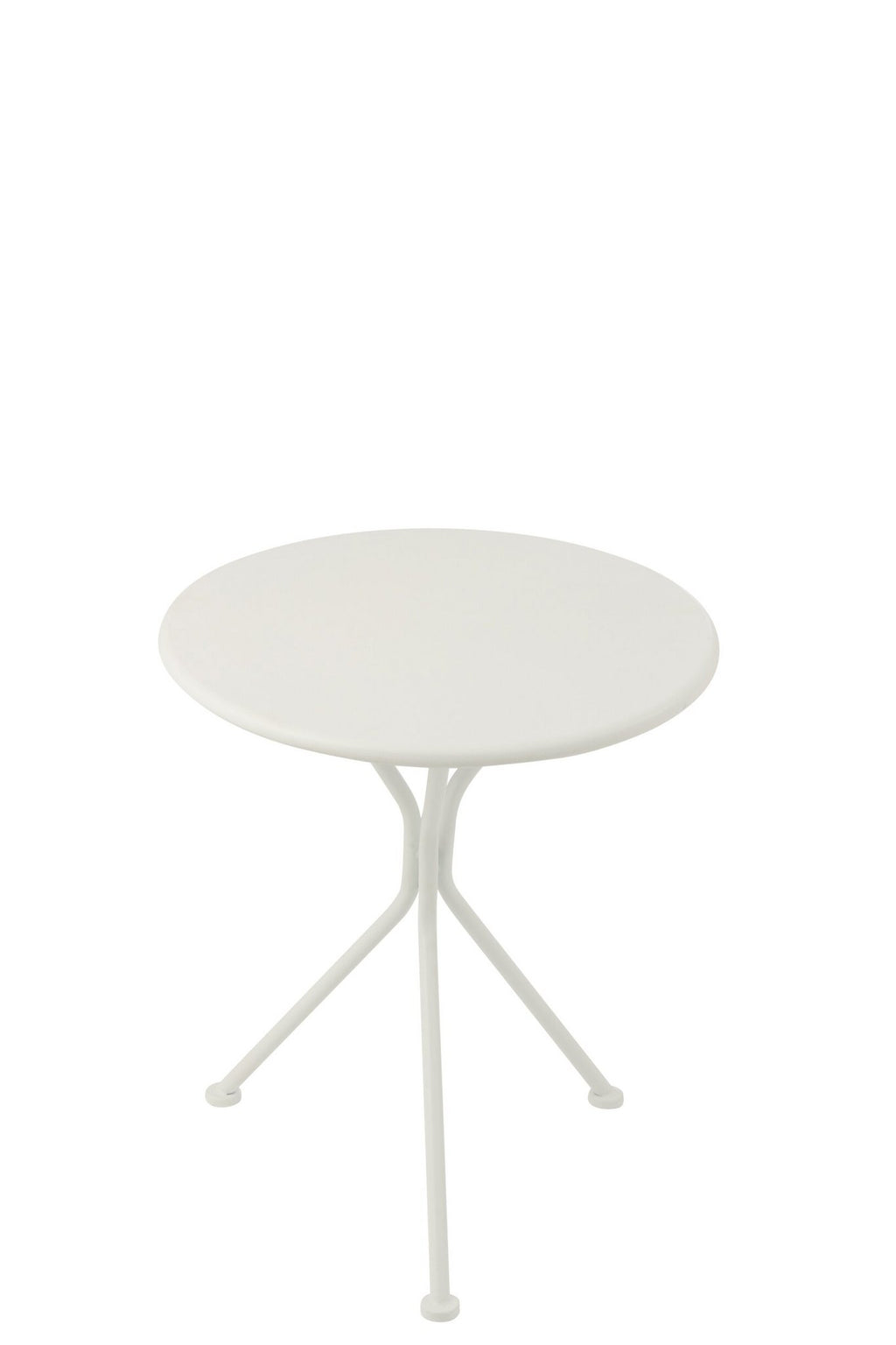 J-Line tafel Tripod Rond - metaal - wit - S