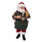 Decoratie kerstman 16x8x28 cm