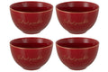 J-Line Tout Est Possible kom - porselein - rood