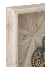 J-Line Wandklok - MDF - lichtbeige - small