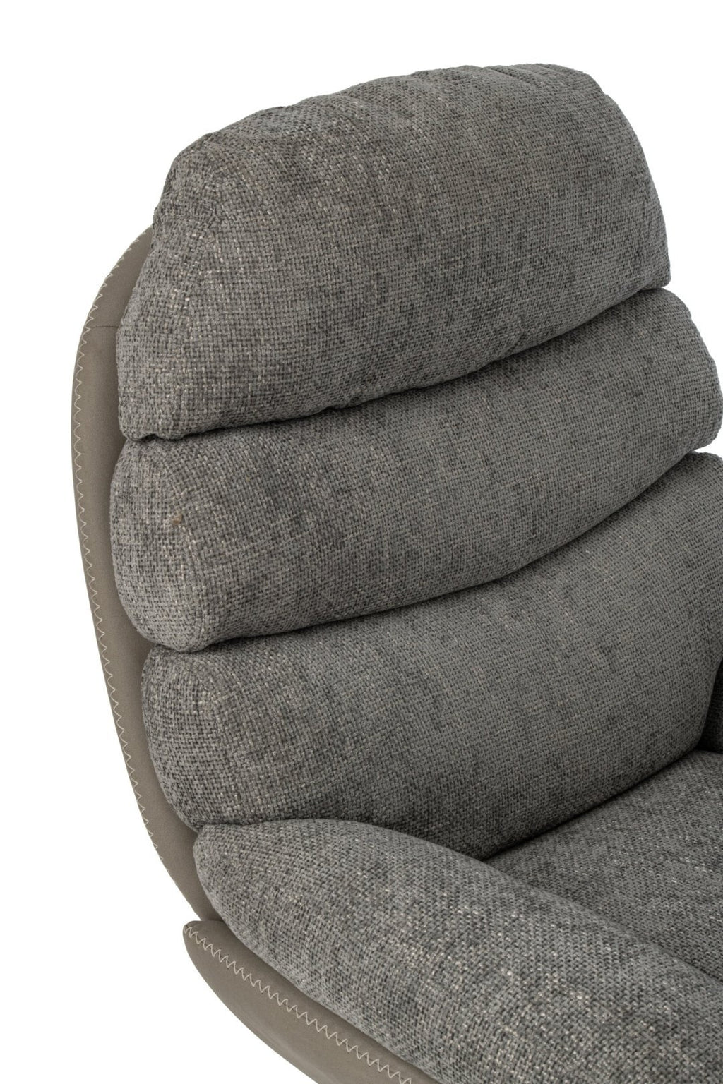 J-Line Fauteuil - metaal - grijs