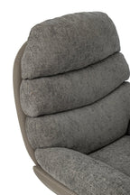 J-Line Fauteuil - metaal - grijs