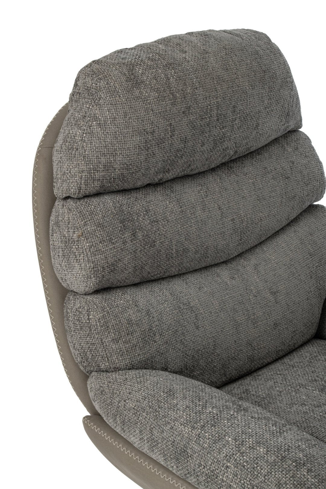 J-Line Fauteuil - metaal - grijs