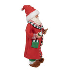 Kerstdecoratie Beeld Kerstman 28 cm Rood Kunststof
