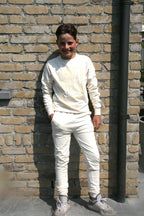 Lewylou Jogger Beige – Premium Sweat – Trendy Jongenskleding