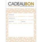 Cadeaubonnen Solo Hearts goud/wit – 25 stuks