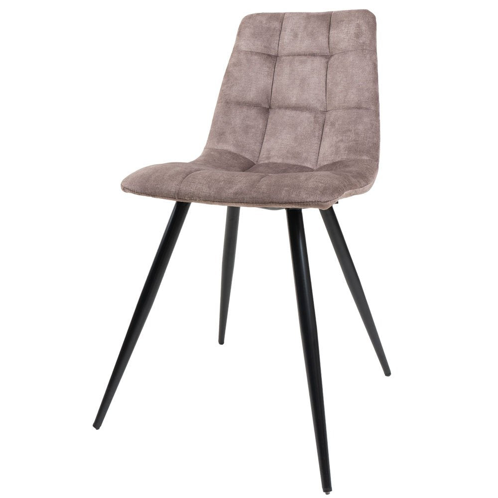 Eetkamerstoel Galgary Taupe 08 - Vintage Velvet