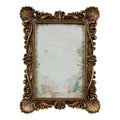 Fotolijst rechthoek schelp goud 15,2x2,4x20,4cm