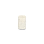 Kaarshouder 8x8xH13,5cm marmer wit Opus