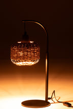 J-Line Lamp Lantaarn Metaal Naturel