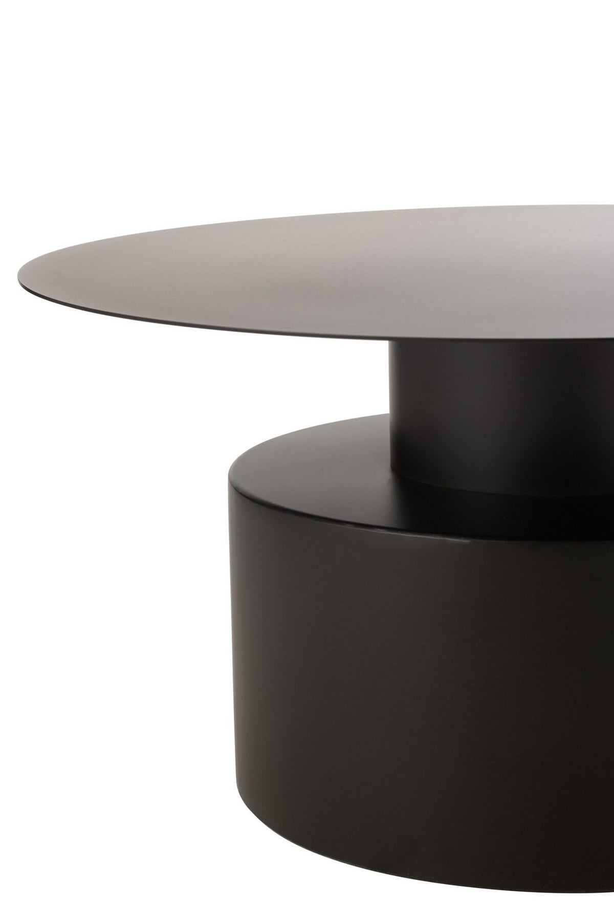 J-Line salontafel Rond - metaal - zwart