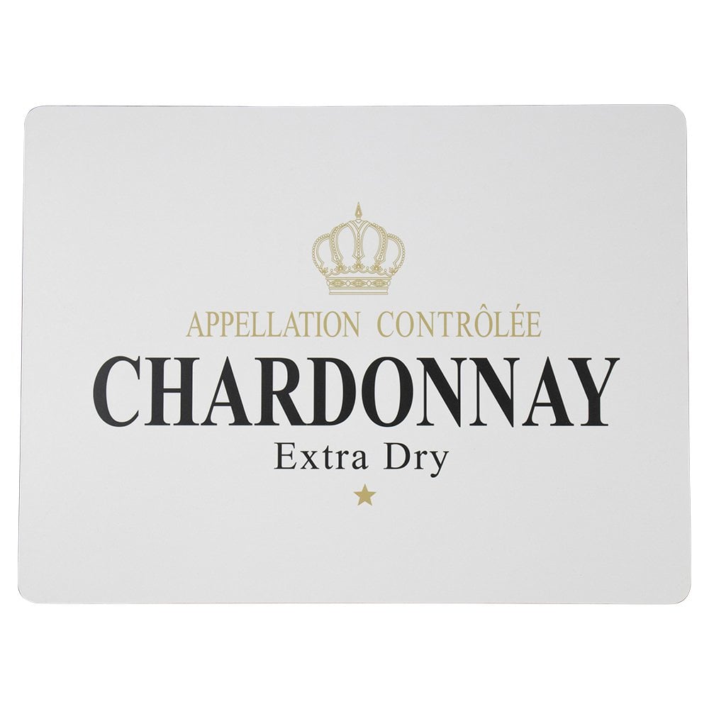 Placemat wijn chardonnay wit 30x40cm (4)