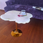 Tulpentafel in witte onyx