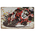 Racemotor Retro Wandbord 20x30