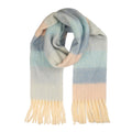 Wintersjaal Dames 40x180 cm Blauw Textiel