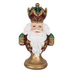 Kerstdecoratie Beeld Kerstman 15x10x26 cm Rood Kunststof