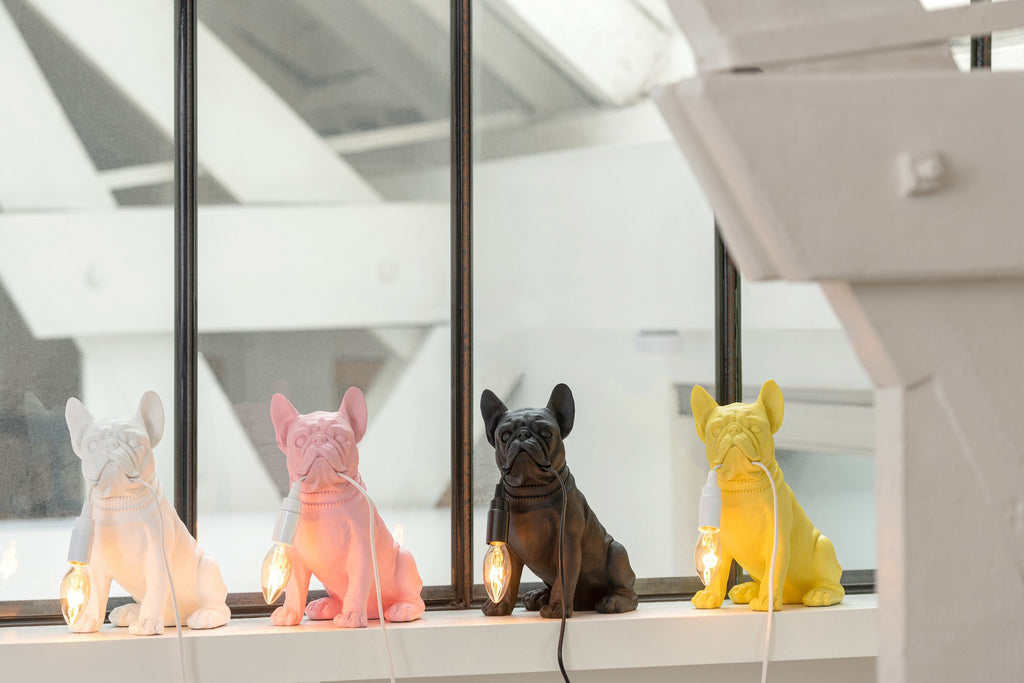 J -Line Tafellamp Bulldog - polyresin - humor
