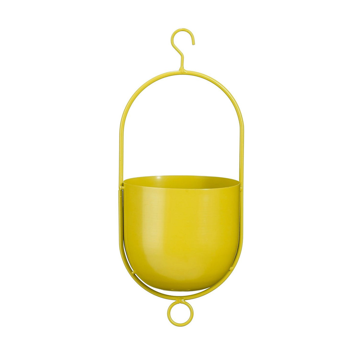 Bob pot hangend geel