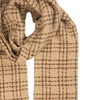 Wintersjaal Dames 50x210 cm Beige Textiel