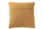 J-Line Kussen Vierkant Bouclé Katoen/Polyester Camel/Crème