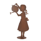 Decoratie Beeld Kind 36x12x62 cm Bruin Metaal