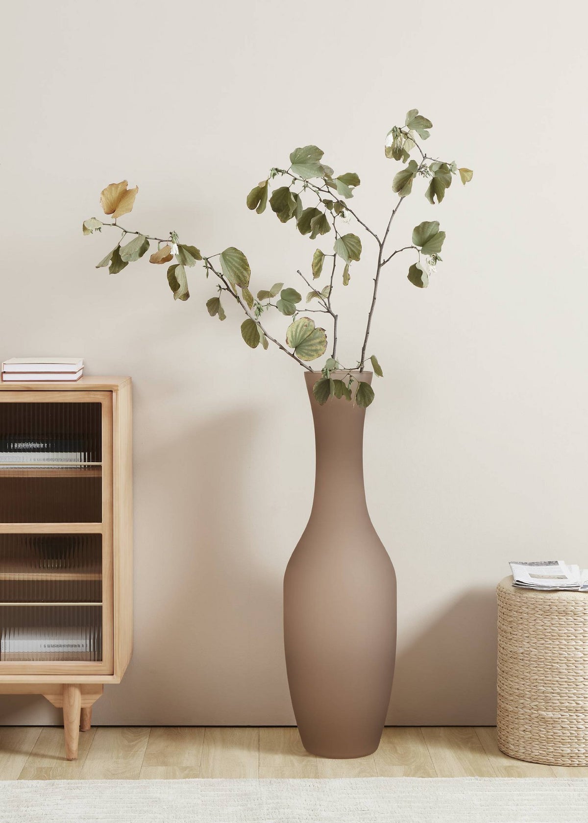 Vaas Longkali Bruin 30x100 cm