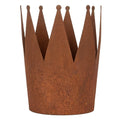 Decoratie schaal Set van 3 Kroon Ø 32x25 / Ø 17x21 / Ø 12x17 cm Bruin Metaal