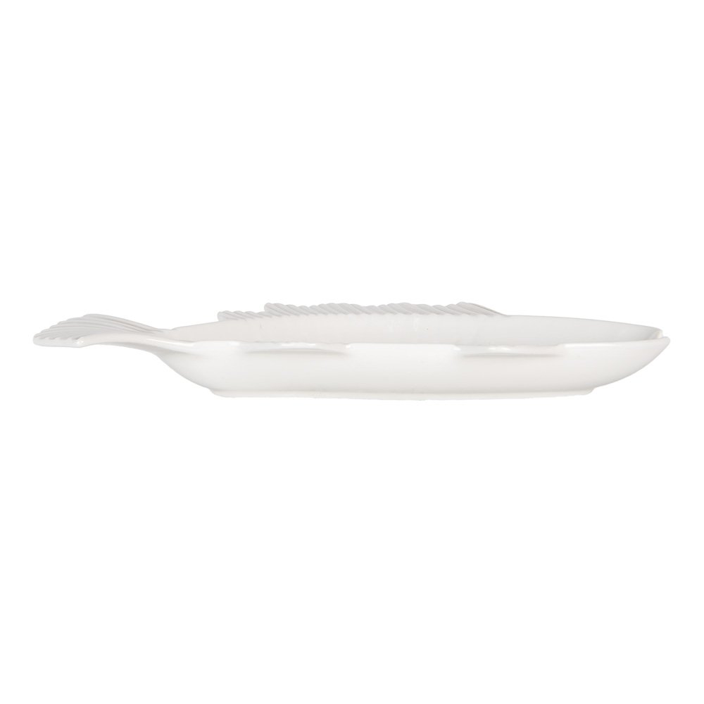Kom Vis 150 ml Wit Keramiek