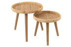 J-Line tafel Lurne - hout - naturel