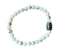 Dames armband Parelmoer 6 mm met basic kraal