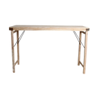Limewash inklapbare bartafel - 170x60x107 cm