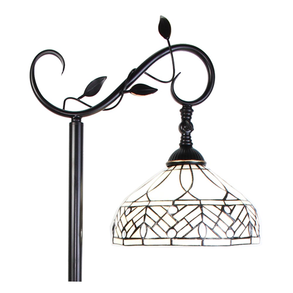 Tiffany Vloerlamp 152 cm Bruin Beige Polyresin Staande Lamp