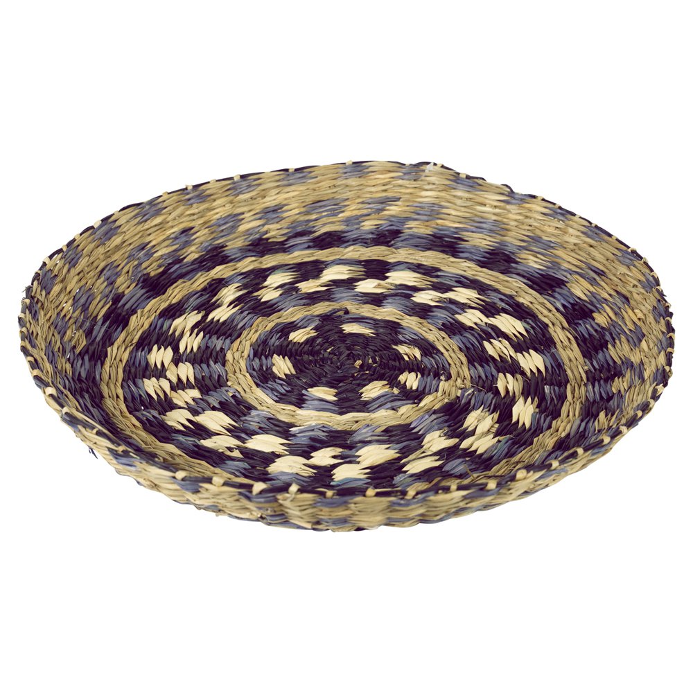 Zeegras muur mandje zwart dicht 40cm