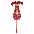 Kerstdecoratie Elf 80 cm Rood Textiel