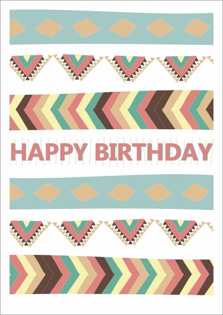 Happy birthday - wenskaart