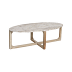 Marmeren salontafel créme - 120x60x38 cm