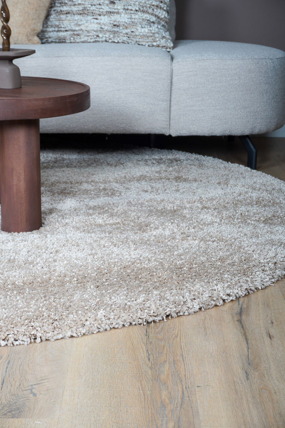 Karpet Milano Beige Rond ø200 cm