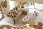 J-Line zetelhoes Beach - textiel - beige