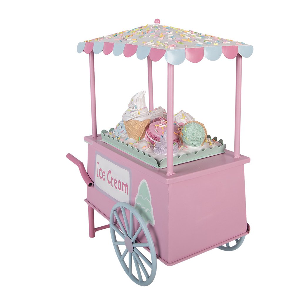 Decoratie Beeld 34x18x38 cm Roze Kunststof
