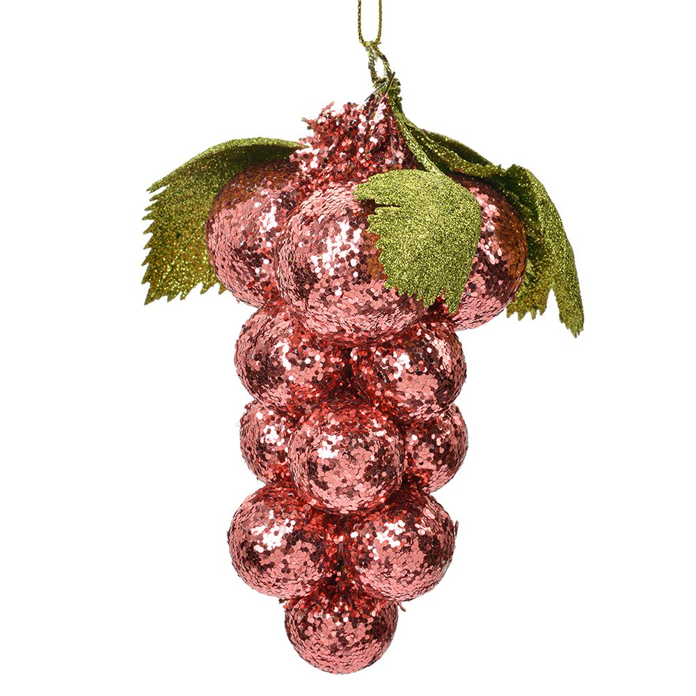 Kersthanger 8x8x14 cm Roze Kunststof