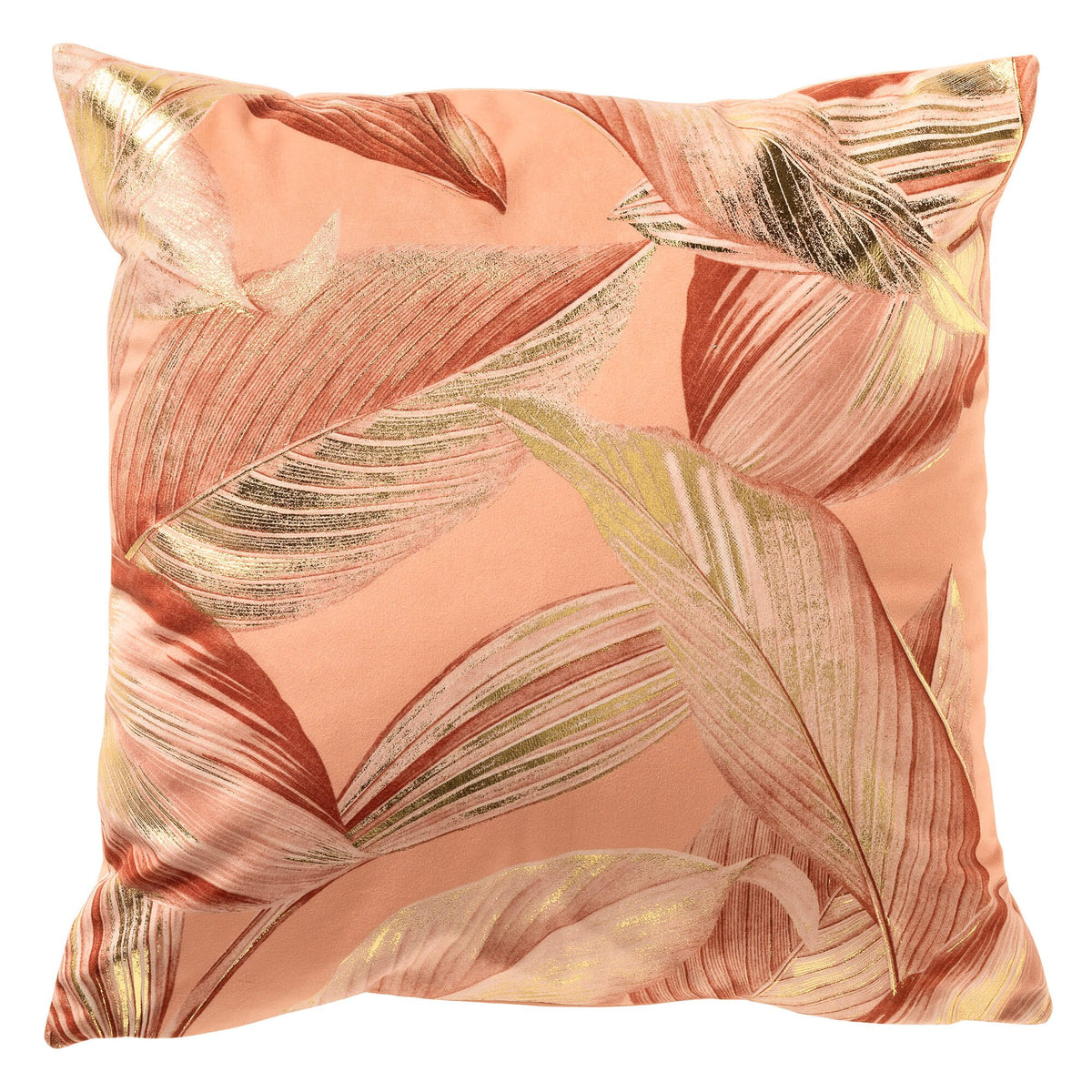 Dutch Decor Maysa - Kussen 45x45 cm - Peach Bloom - Roze, goud, oranje