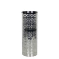 *windlicht cilinder zilver grieks medium 25cm*