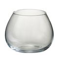 J-Line vaas Fie - glas - transparant - small - Ø 19 cm
